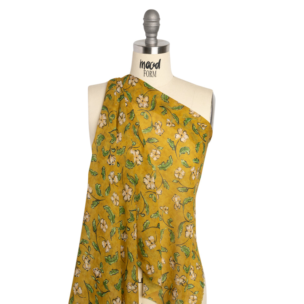 Mood Exclusive Yellow Beautiful Fool Viscose Chiffon - Joann Fabrics