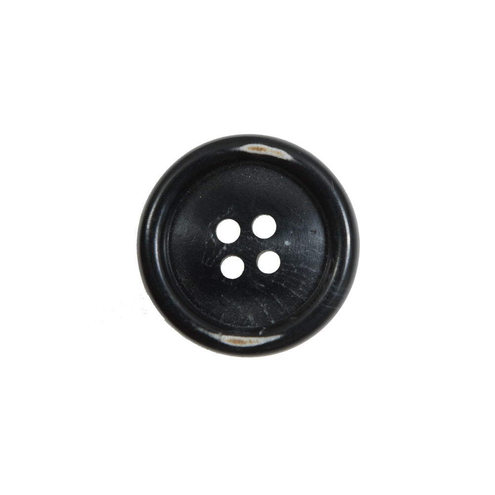 Black Plastic 4-Hole Button - 30L/19mm - Joann Fabrics