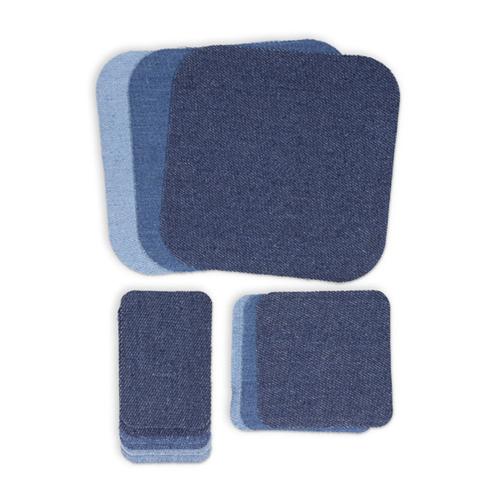 Dritz Assorted Size Denim Iron-On Patches - Assorted Colors - 12 PC - Joann Fabrics