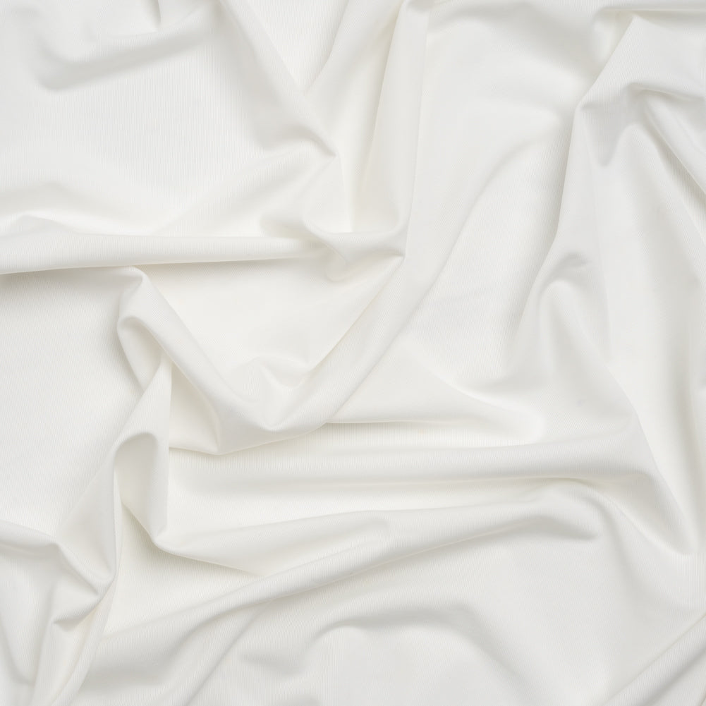 Famous Australian Designer White Stretch Polyester Jersey - Joann Fabrics