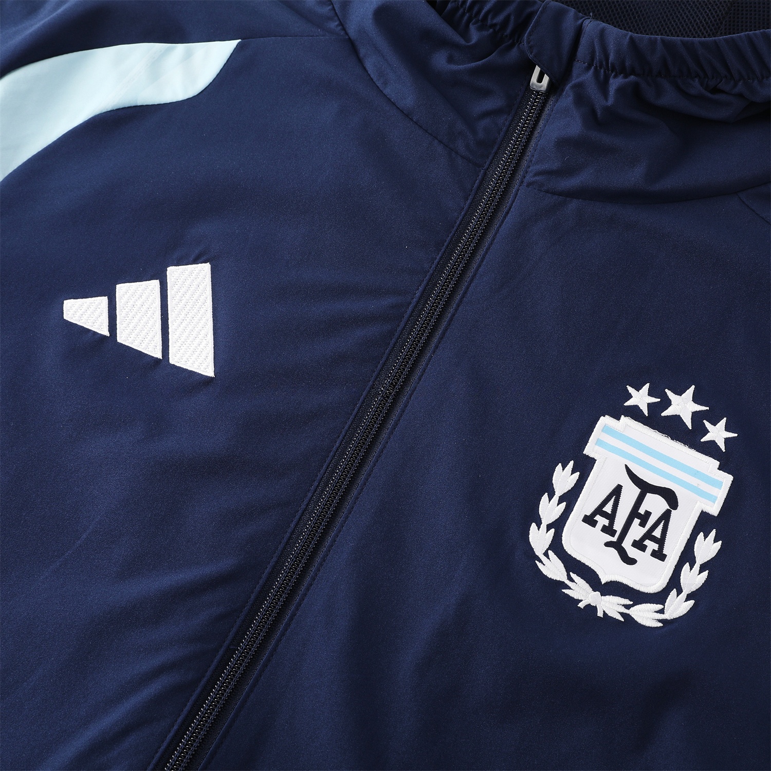 Argentina 2026 Hooded Windbreaker Training Set - Dark Blue Top & Pants - UnitedFutballJersey