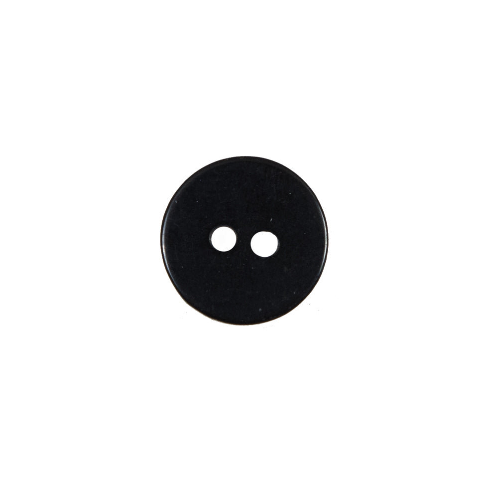Italian Black 2-Hole Button - 20L/12.5mm - Joann Fabrics