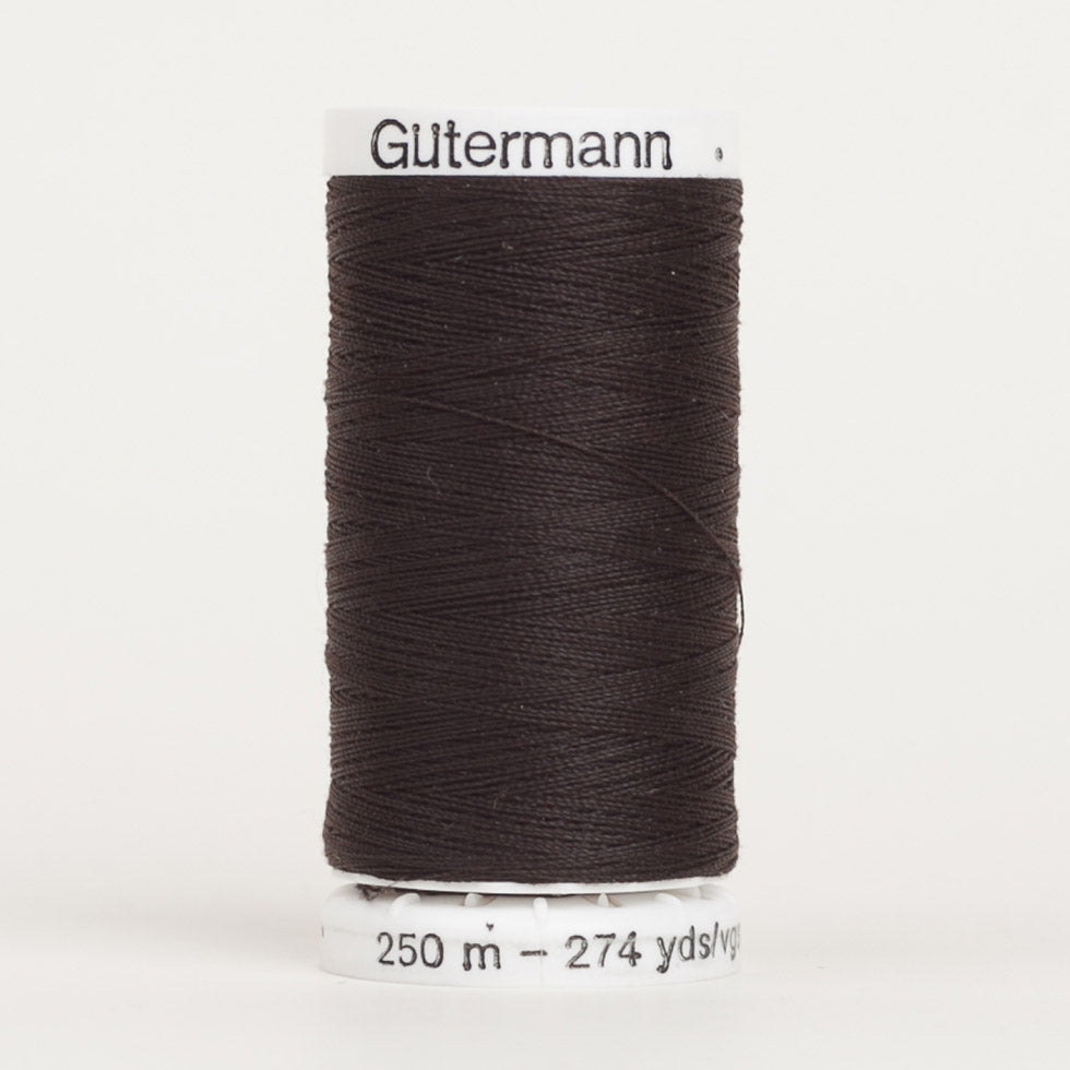 Gutermann Sew All Thread 250m - 596 Dark Brown - Joann Fabrics