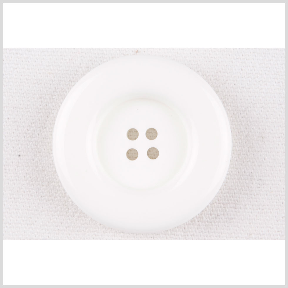 White Plastic Button - 48L/30.5mm - Joann Fabrics