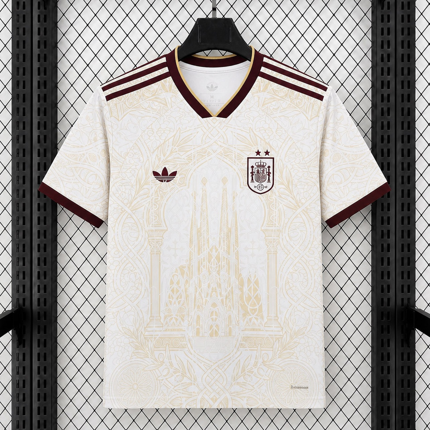 【Two-Crown Star】Spain 2026 World Cup Champions Beige Special Jersey - Fans Version - UnitedFutballJersey
