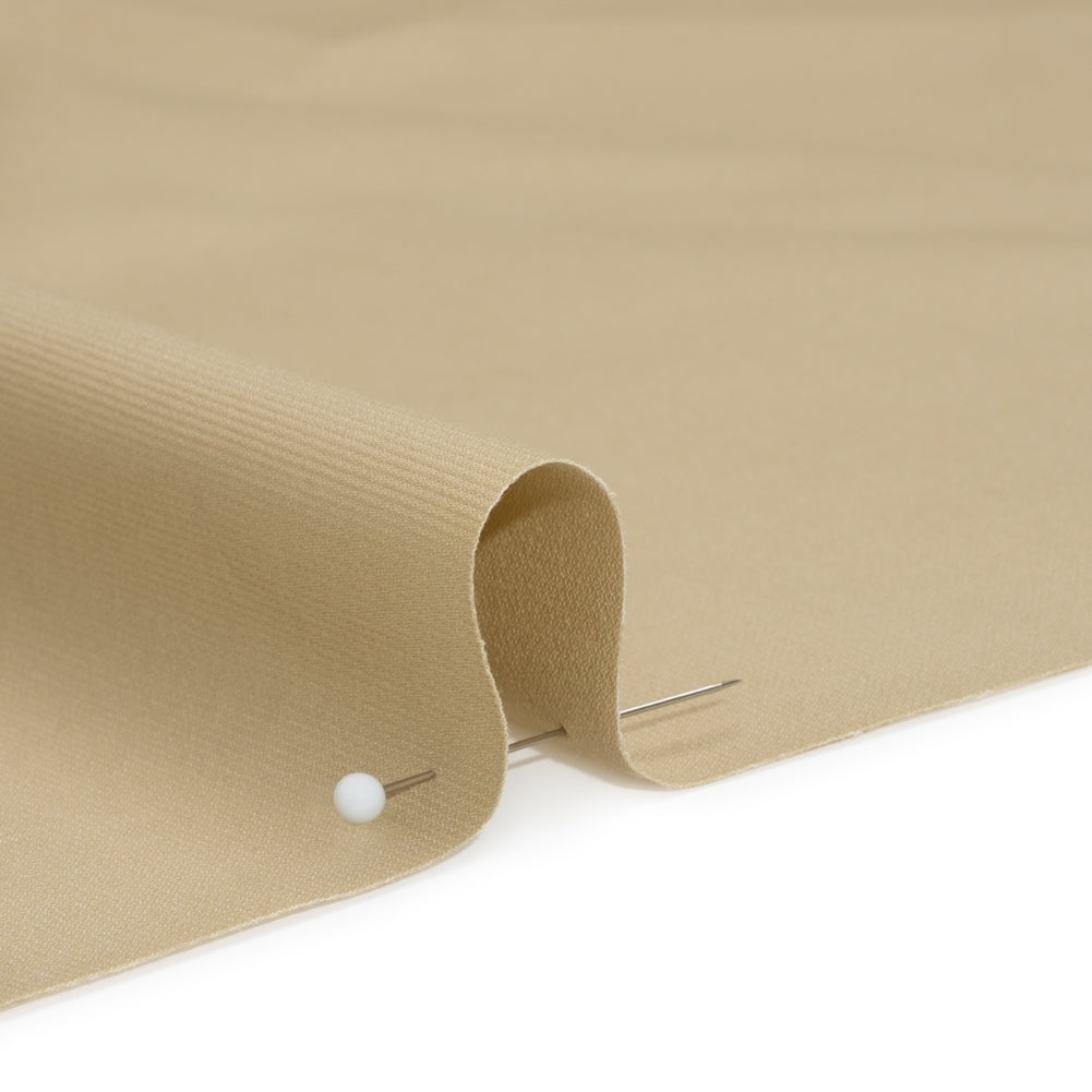 Vertical Ribs Creped Stretch Cotton Dobby - Beige - Joann Fabrics