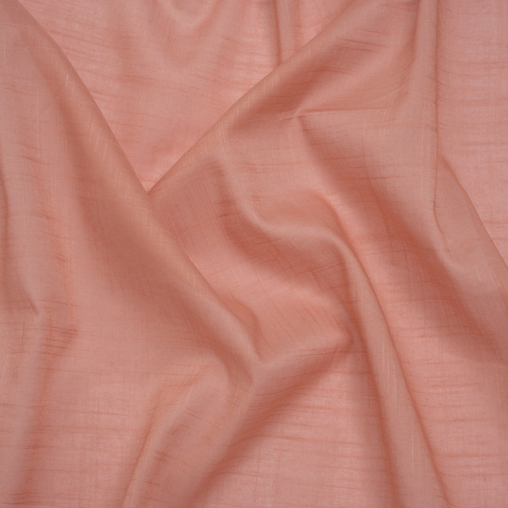 Textured Cotton Voile - Muskmelon Pink - Famous Australian Designer Deadstock - Joann Fabrics