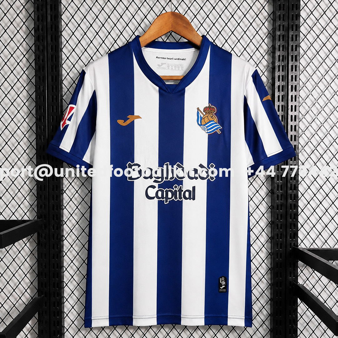 Real Sociedad 26-27 Home Jersey - Fans Version - UnitedFutballJersey
