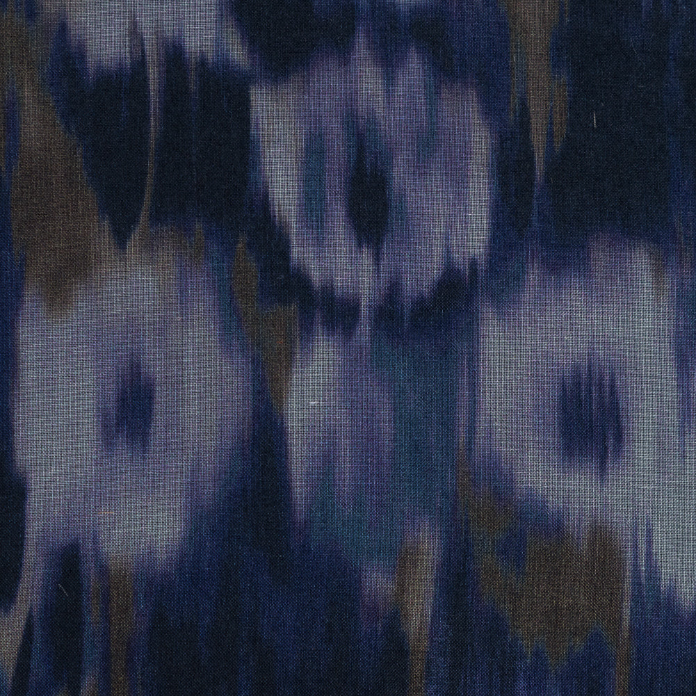 Carolina Herrera Purple Abstract Printed Silk Organza - Joann Fabrics