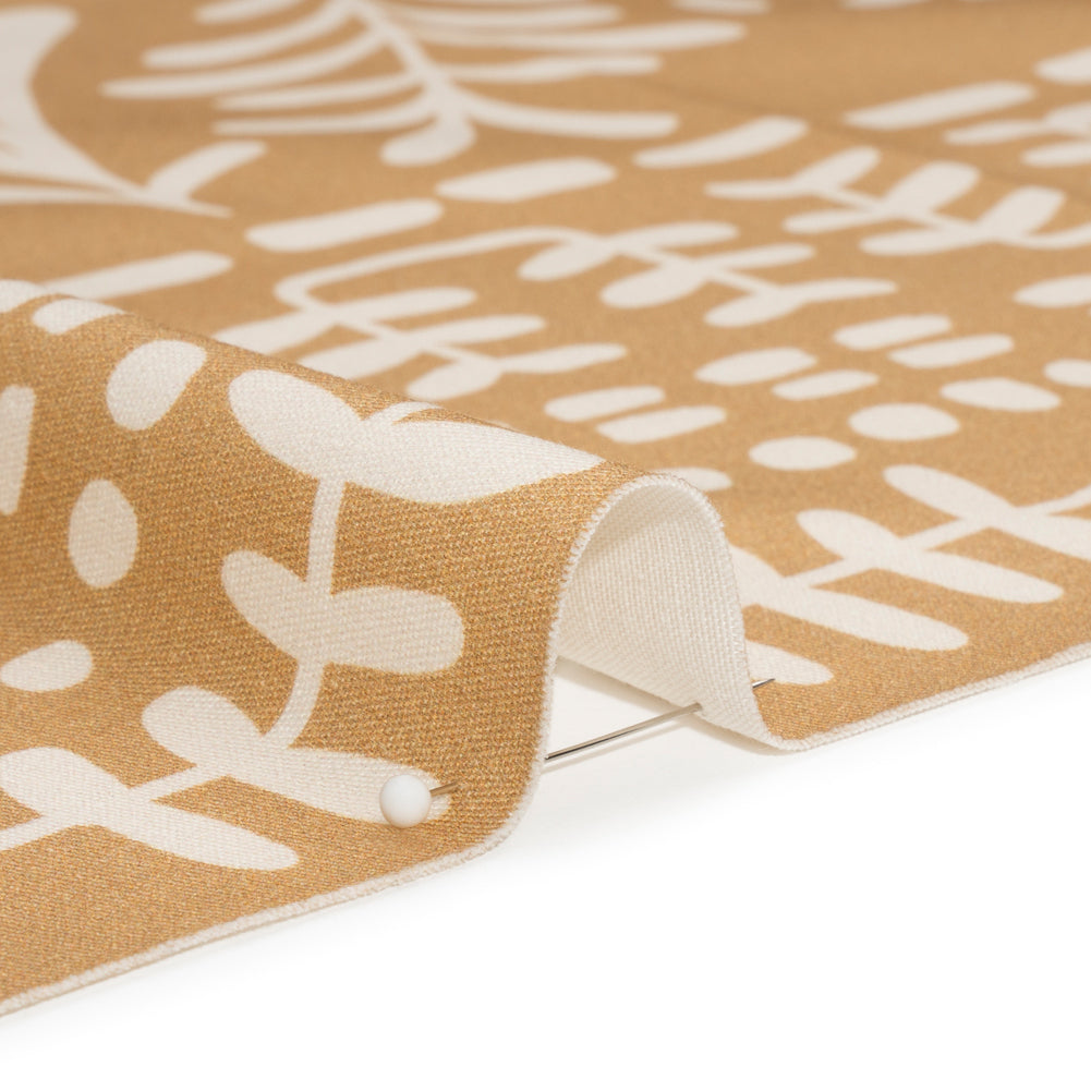 Mood Exclusive Tan Vegetation View Stretch Cotton Twill - Joann Fabrics