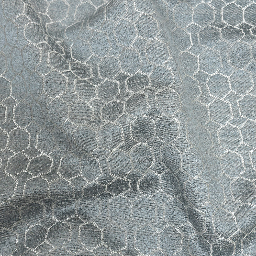 Polyester Jacquard - Ice Honeycombs - British Imported - Joann Fabrics