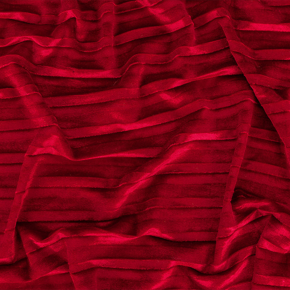 Pleated Velour - Ski Patrol - Tver Collection - Joann Fabrics