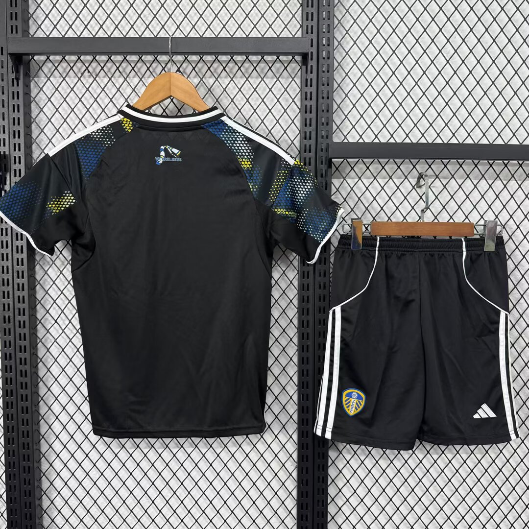 2025/2026 Leeds United Third Away Football Jersey  Shirt 1:1 Thai Quality Kids Size
