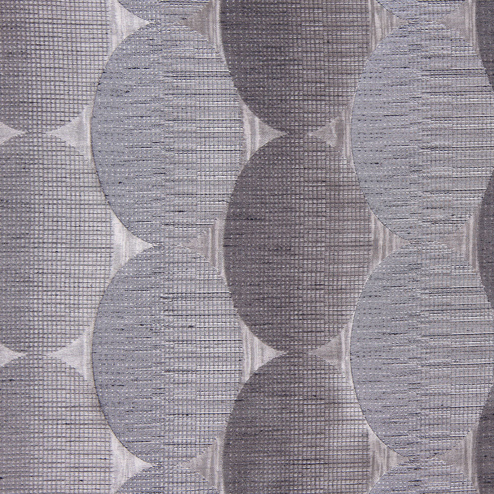 Silver Rows of Ovals Textured Jacquard - Joann Fabrics