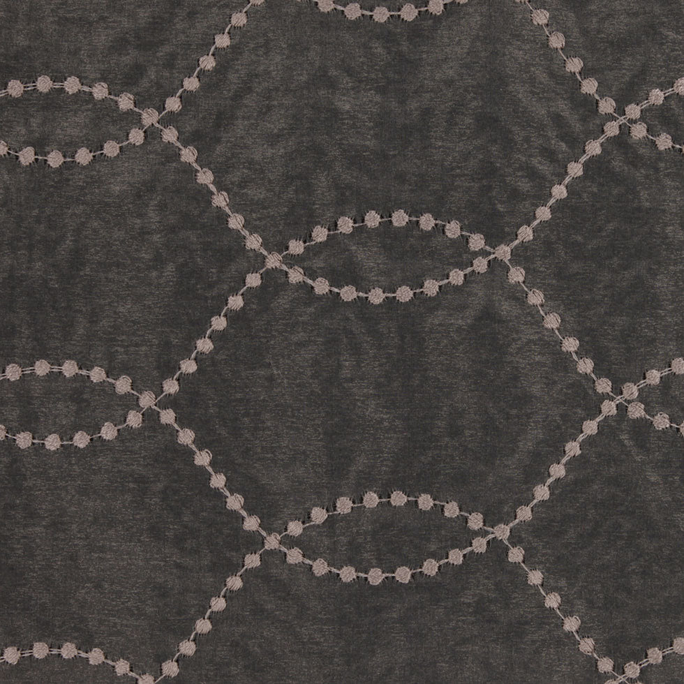 Pewter Polka Dots Sheer - Joann Fabrics