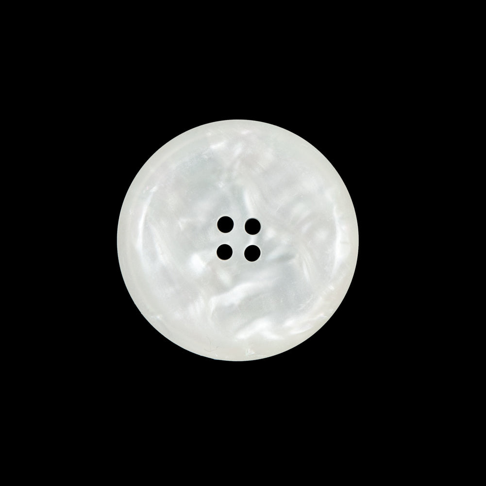 White Iridescent Plastic Button - 36L/23mm - Joann Fabrics