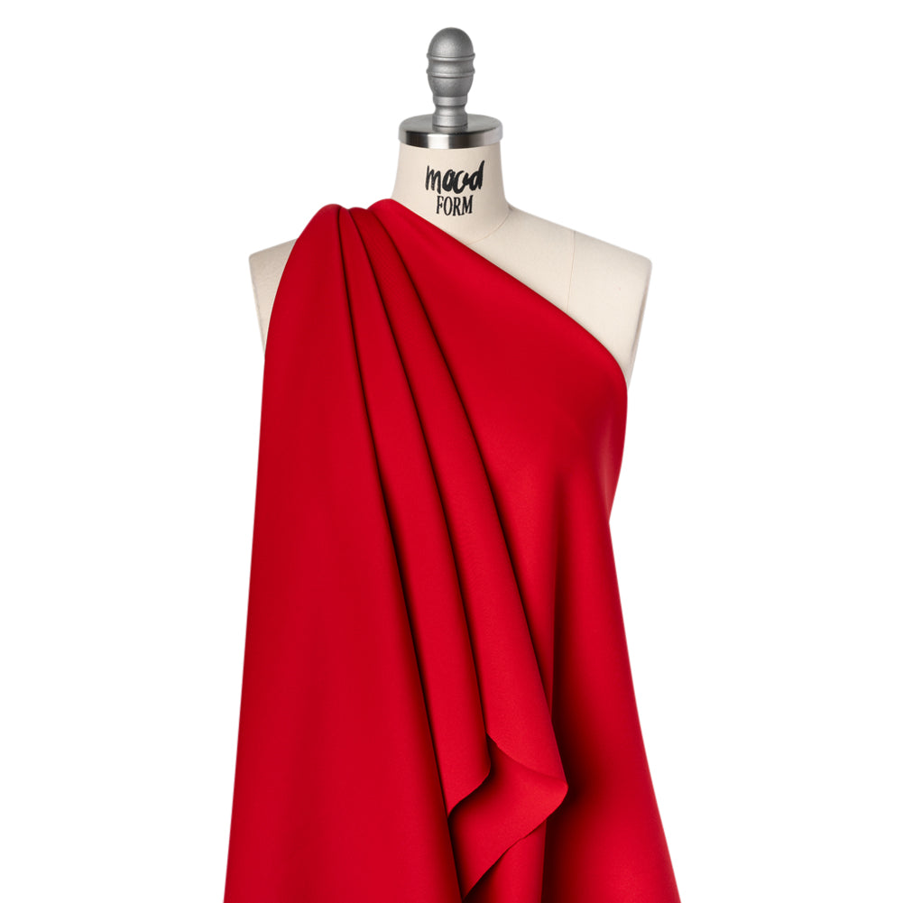 Stretch Polyester Scuba Knit - Red - Designer Deadstock - Joann Fabrics