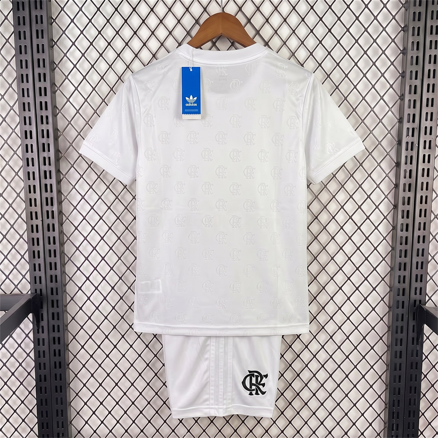 Real Madrid 26-27 125th Anniversary White With Grey Accents Kids Kit - UnitedFutballJersey