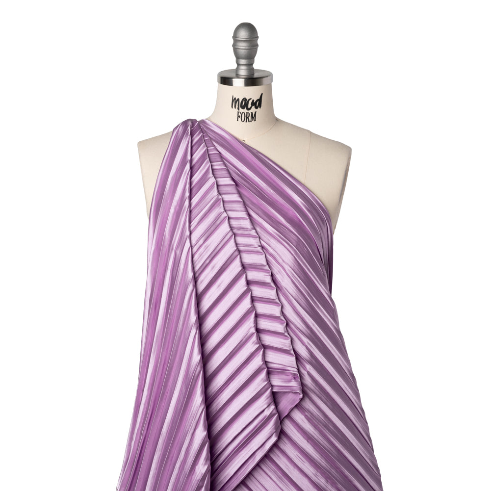 Pleated Stretch Satin - Radiant Orchid - Andreas Collection - Joann Fabrics