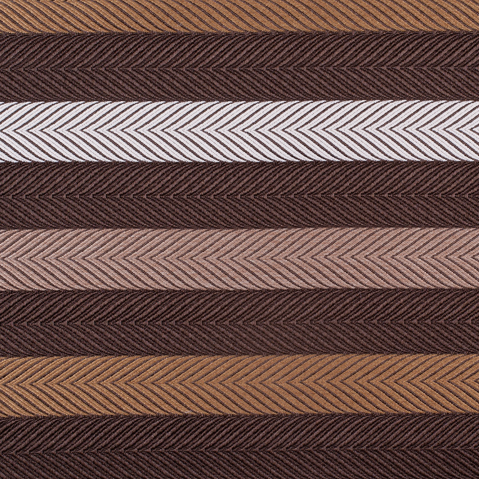 Brown Herringbone Stripes Poly Brocade - Joann Fabrics