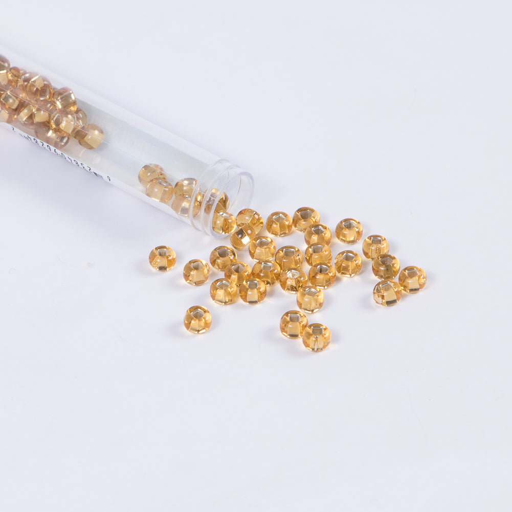 Clear Gold Czech Seed Beads - Size 2 - Joann Fabrics