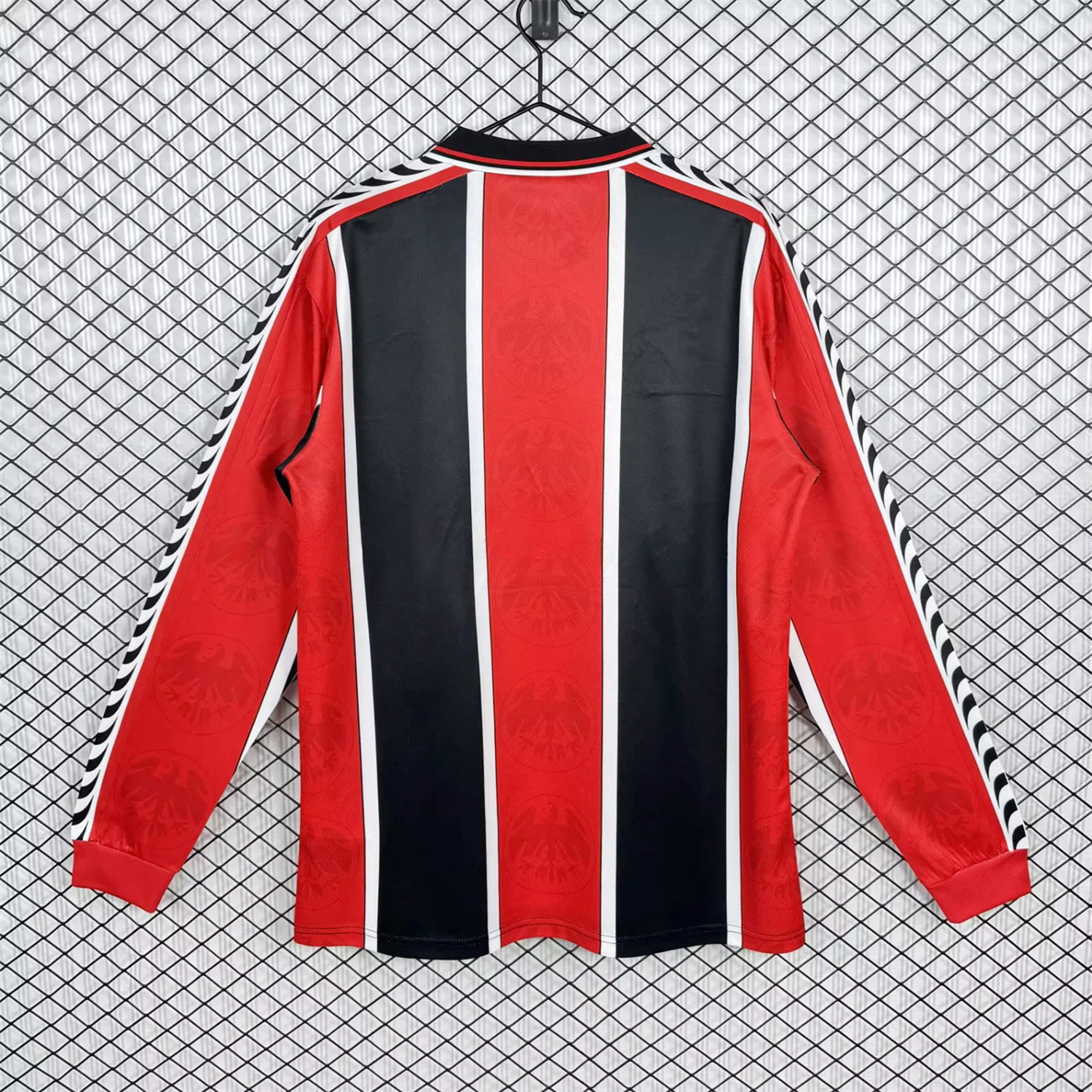 Retro Frankfurt 1996-98 Home Long Sleeves Jersey - UnitedFutballJersey