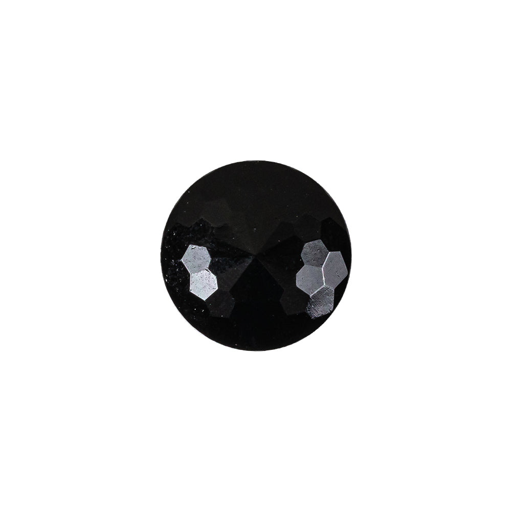 Vintage Jet Faceted Shank Back Glass Button - 22L/14mm - Joann Fabrics