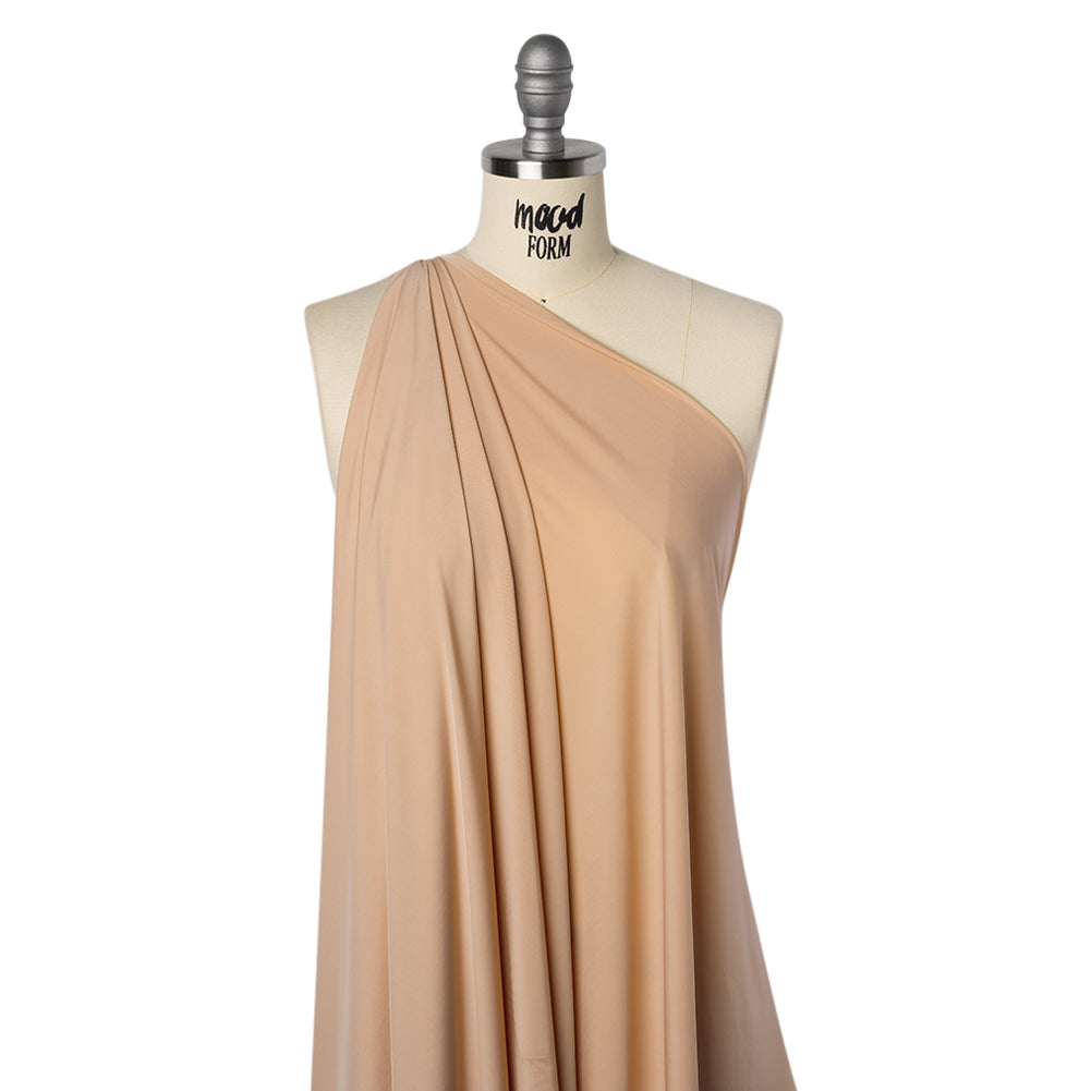 Stretch Polyester Jersey - Peach Nougat - Famous Australian Designer Deadstock - Joann Fabrics
