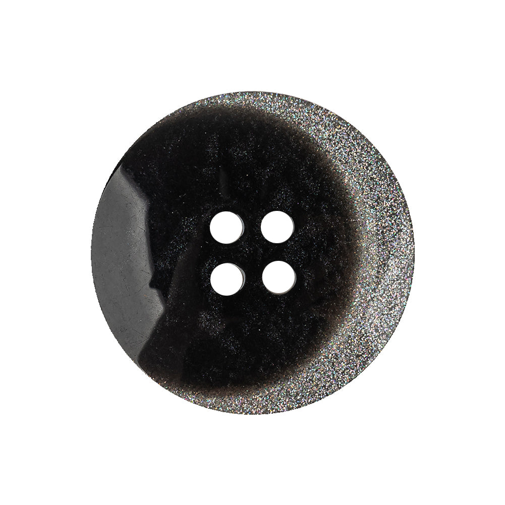 Italian Rainbow Glitter and Translucent Gray 4-Hole Plastic Button - 40L/25.5mm - Joann Fabrics