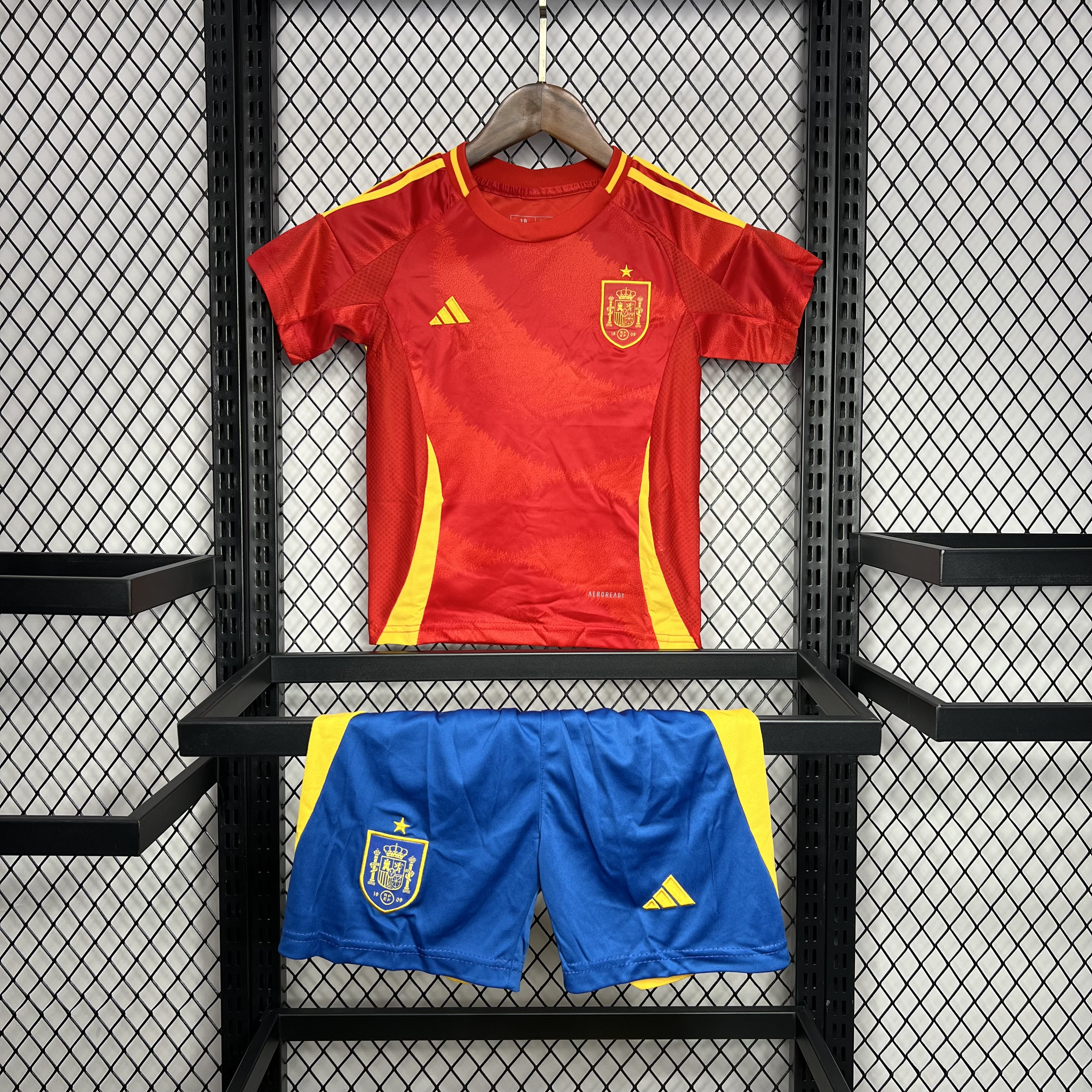 2024 Spain Home Football Shirt 1:1 Thai Quality Kids Size