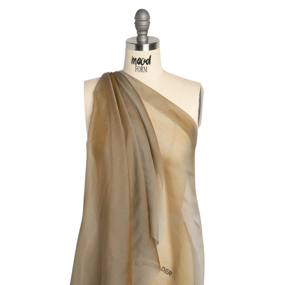 Chiffon-Like Silk Voile - Mocha Iridescent - Adelaide Collection - Joann Fabrics