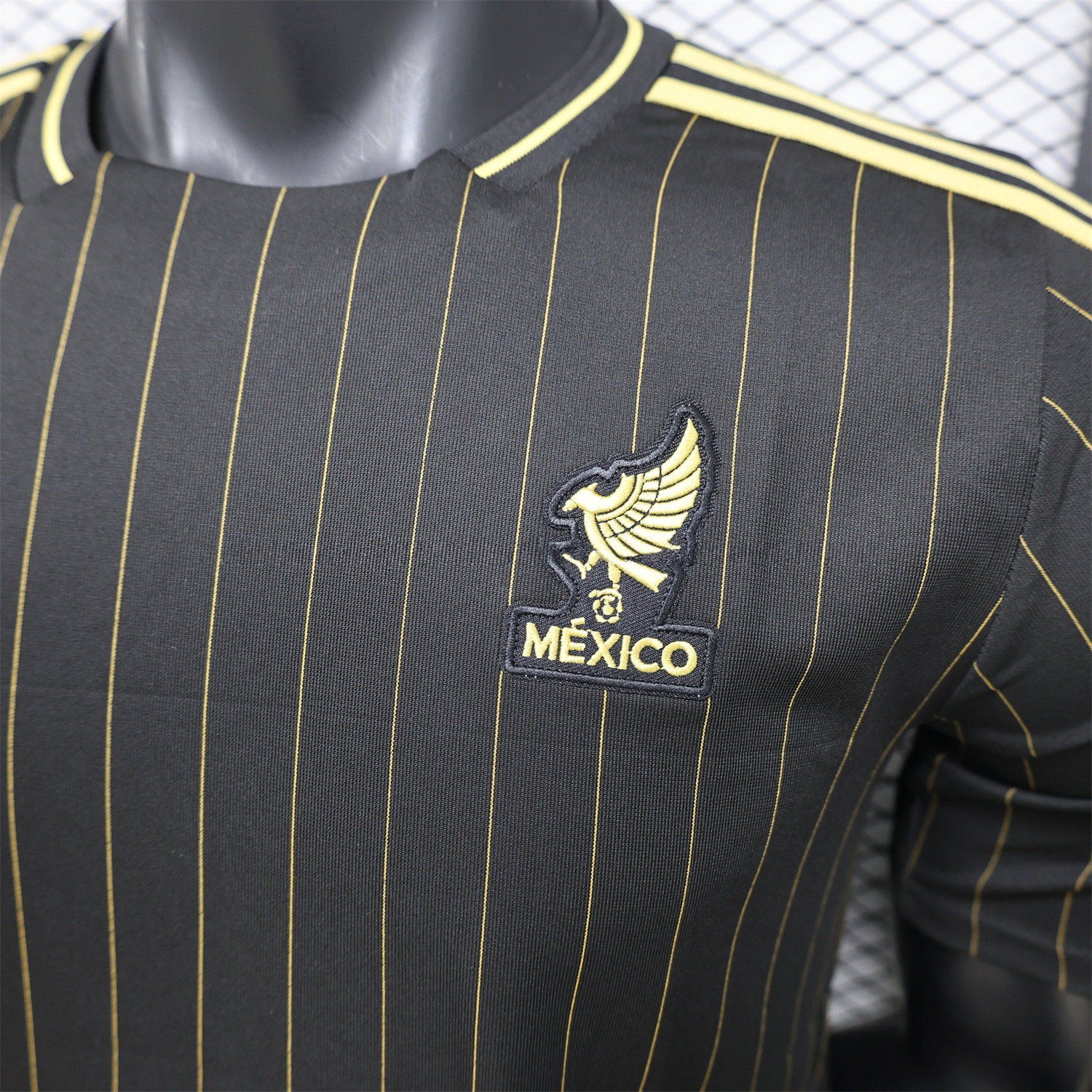Mexico 2026 Terrace Icon Retro Casual Style Black Jersey - Player Version - UnitedFutballJersey