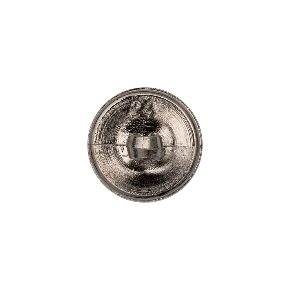 Italian Silver Crest Plastic Shank Back Button - 24L/15mm - Joann Fabrics
