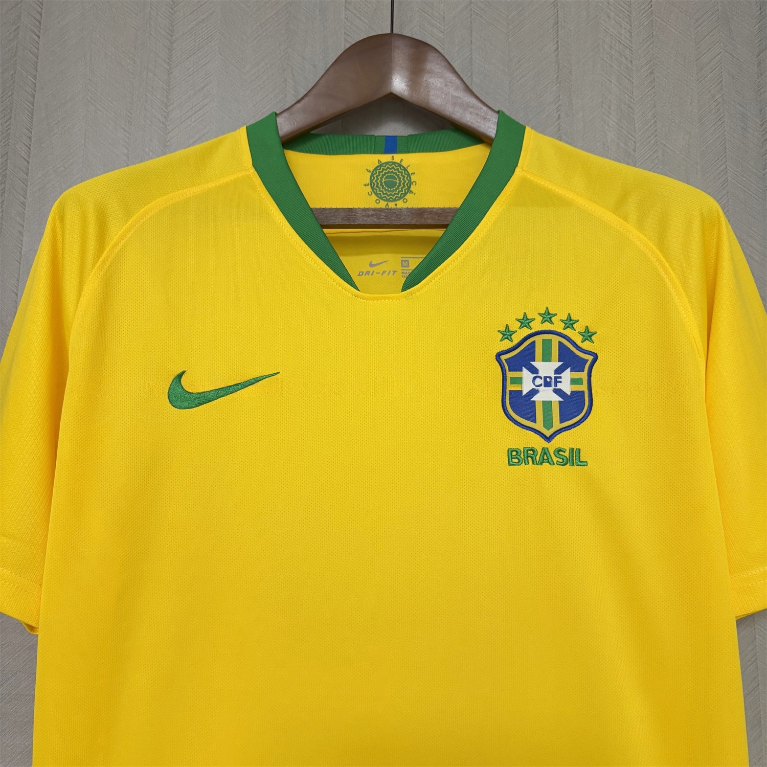 Retro Brazil 2018 Home Jersey - UnitedFutballJersey