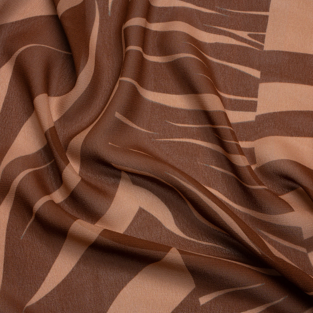 Mood Exclusive Monstera in Mauve Viscose Georgette - Joann Fabrics
