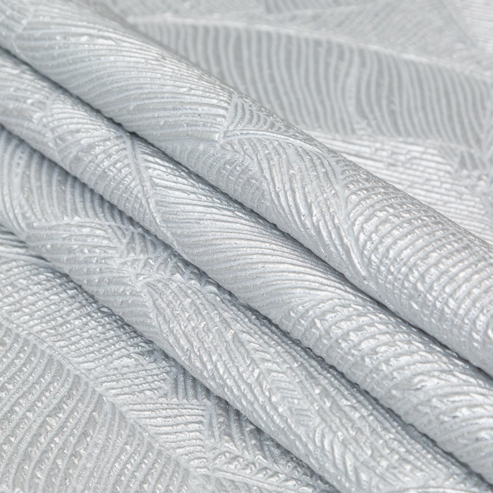 Luminous Silver Double-Layer Organza Brocade - Joann Fabrics