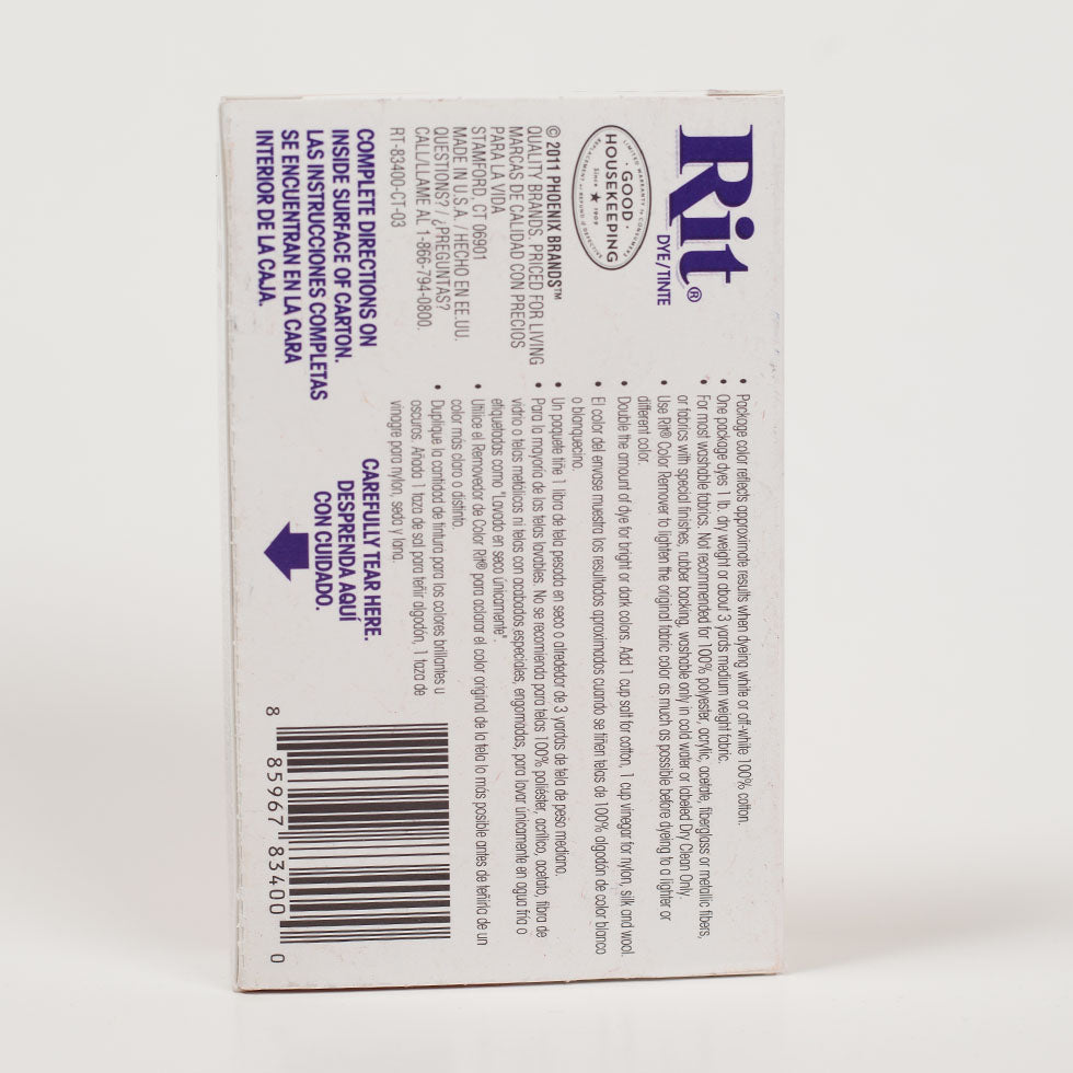 Rit All-Purpose Box Fabric Dye - Denim Blue - 1 1/8oz - Joann Fabrics