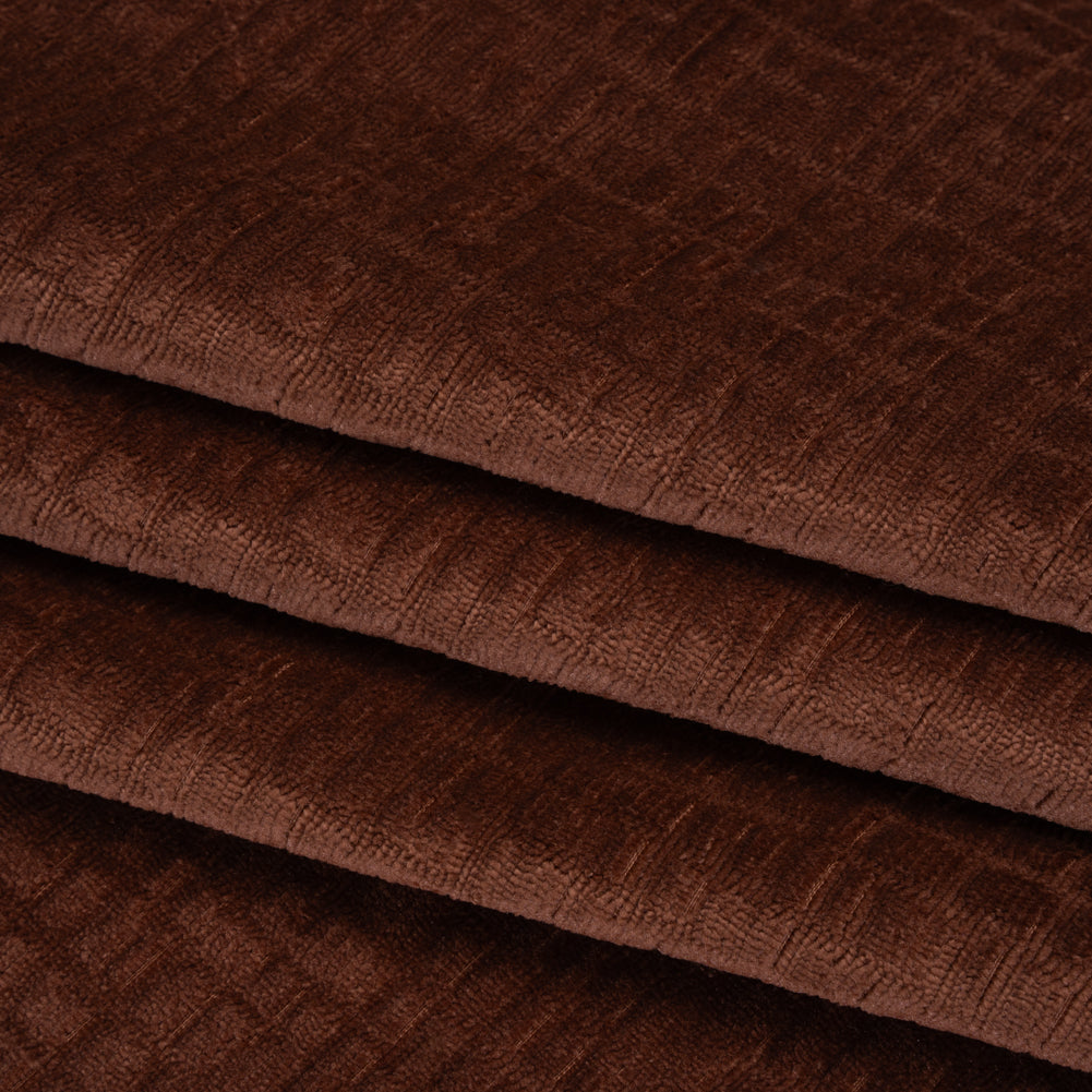 Polyester Upholstery Chenille - Mahogany Grid Texture - Carolina Collection - Joann Fabrics