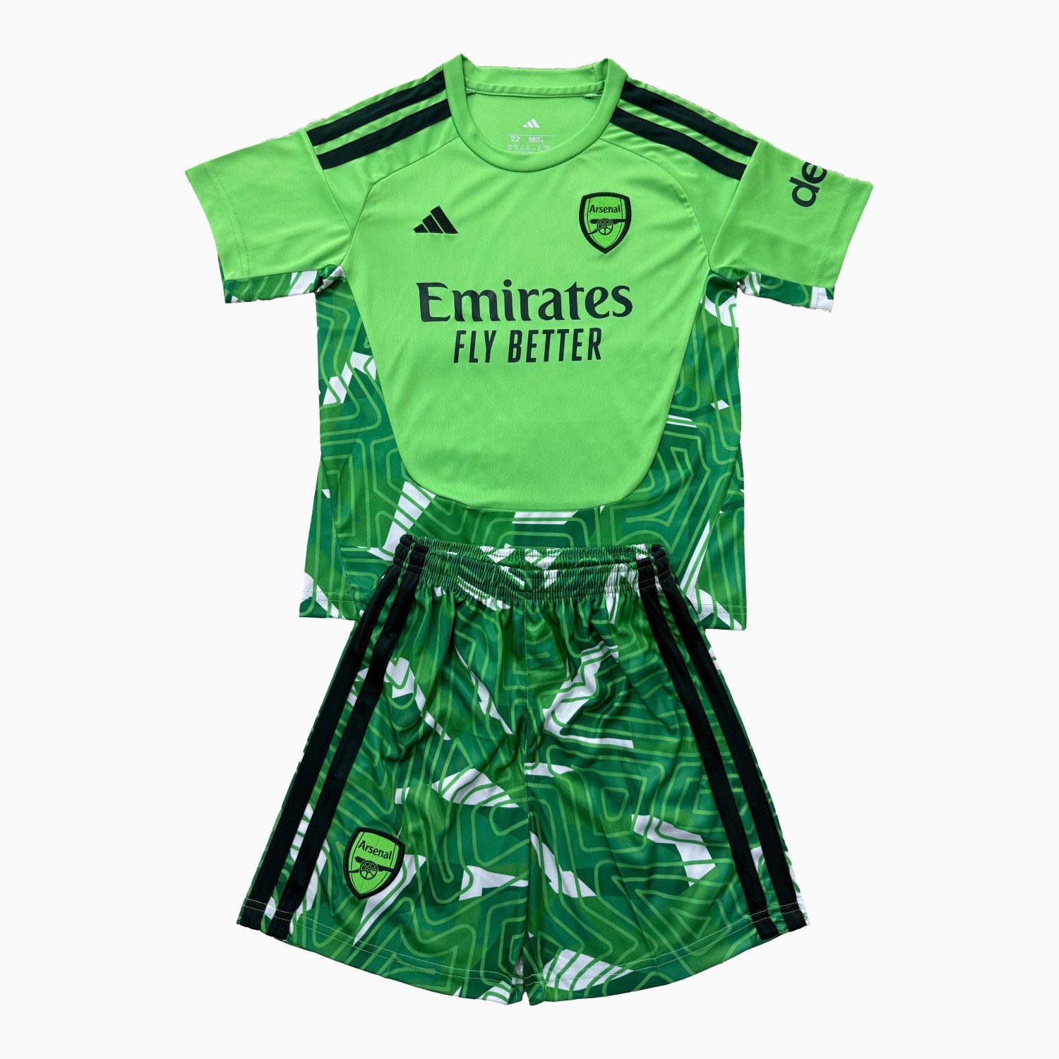 Arsenal 26-27 Green Goalkeeper Men's Adult Jersey Set - Fans Version - UnitedFutballJersey