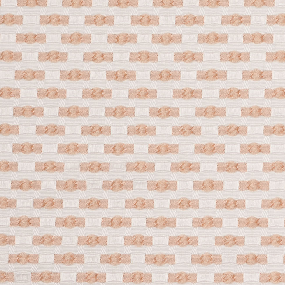 Beige on Ivory Polka Dotted Polyester Jacquard - Joann Fabrics