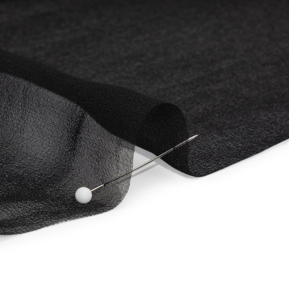 Famous Australian Designer Black Silk Georgette - Joann Fabrics