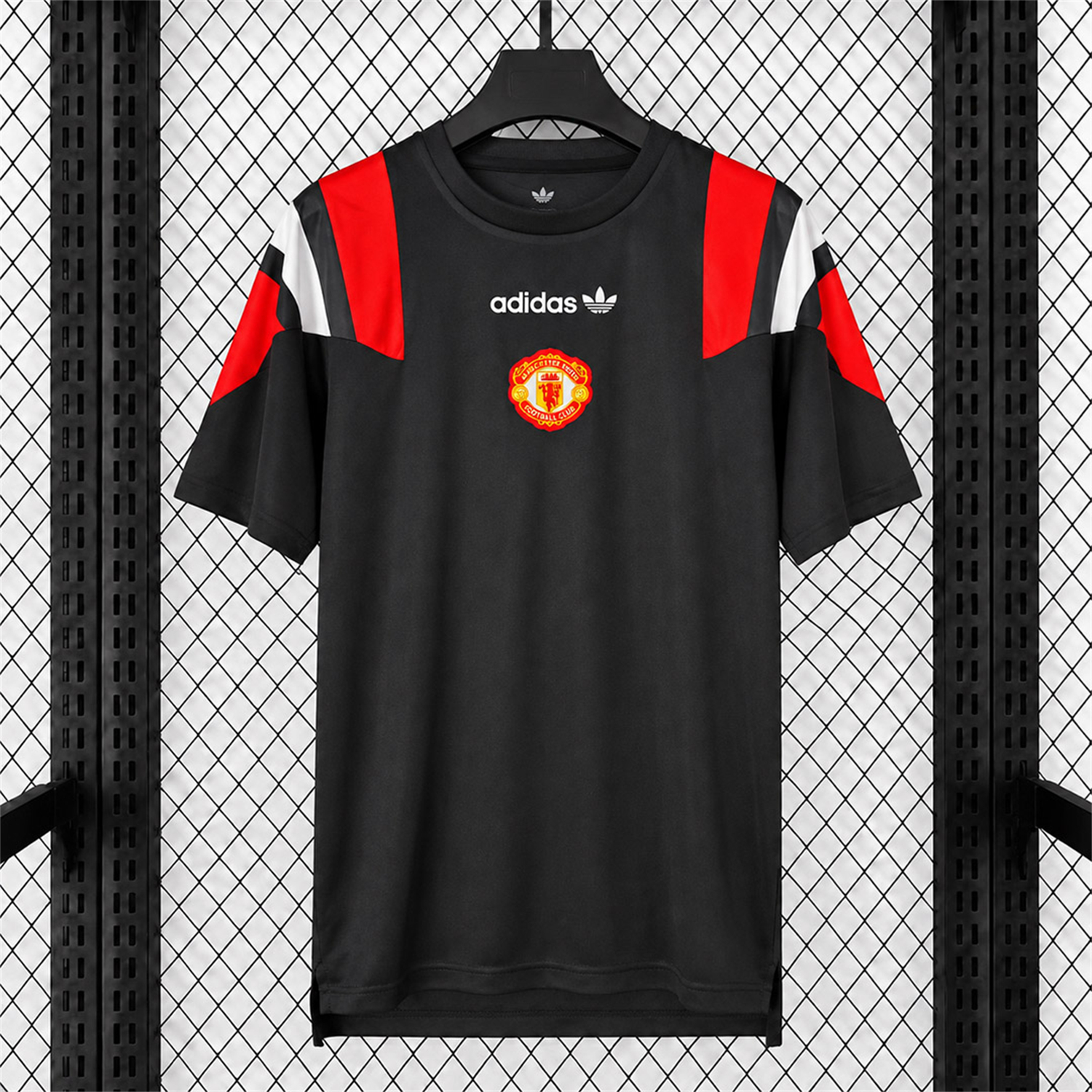Manchester United 26-27 EQT Cotton Black Special Jersey - Fans Version - UnitedFutballJersey