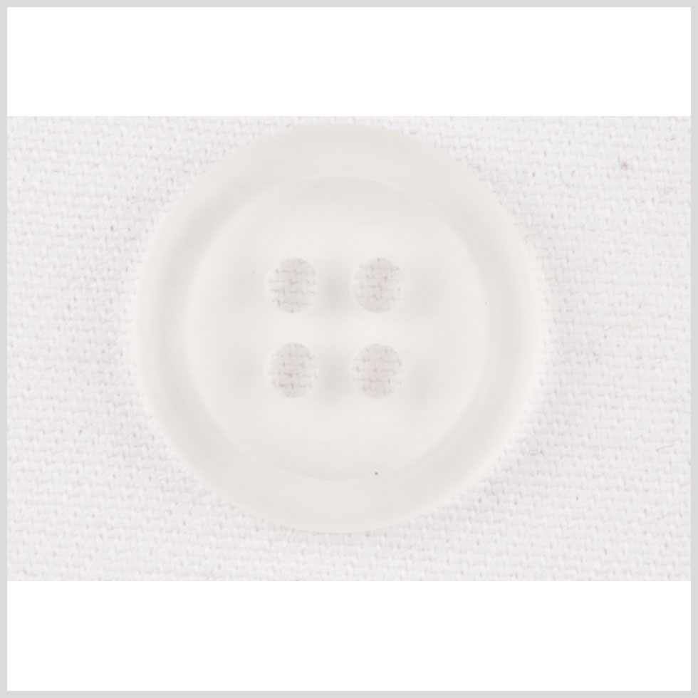 Clear White Plastic Button - 40L/25.5mm - Joann Fabrics