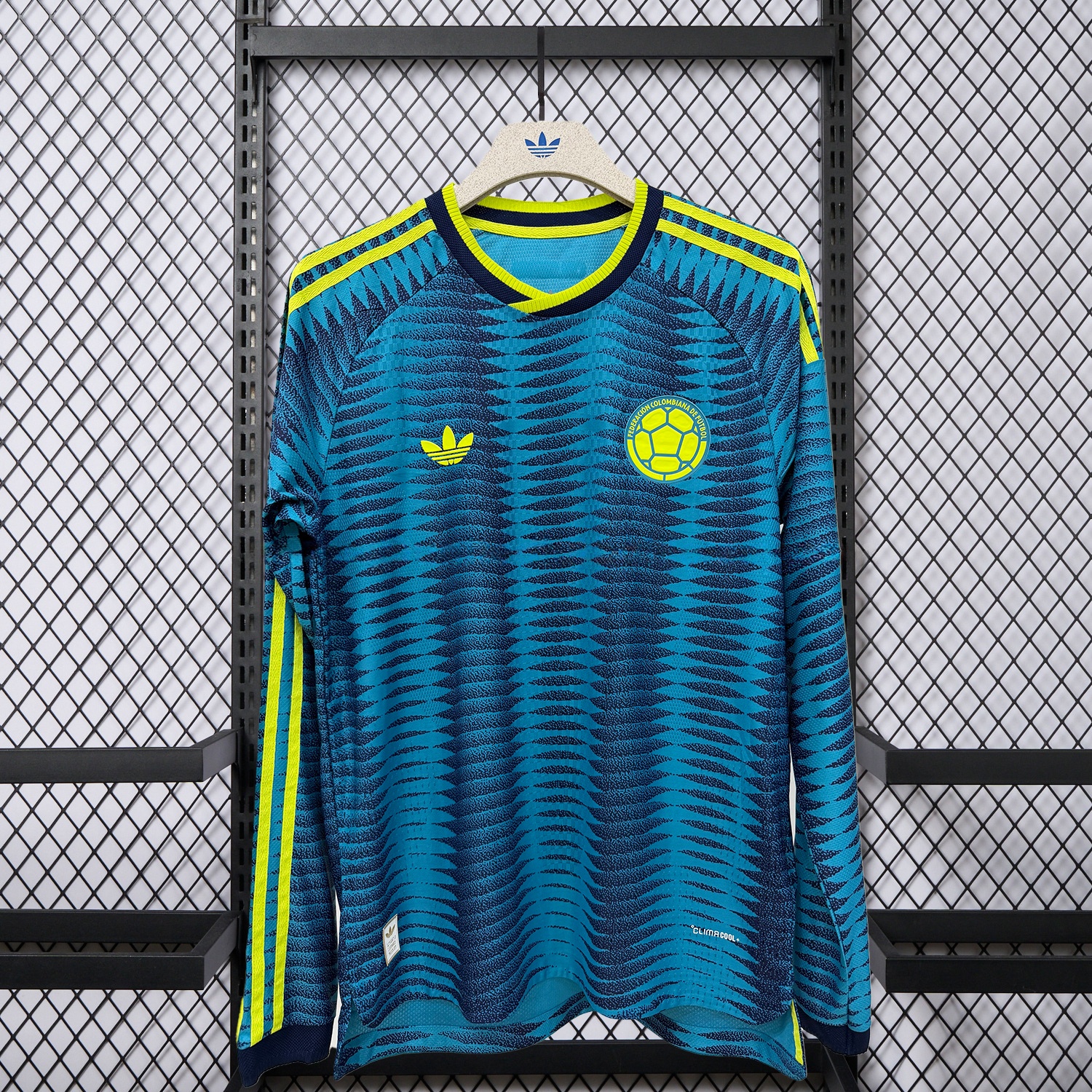 Colombia 2026 Away Blue Long Sleeves Jersey - Fans Version - UnitedFutballJersey