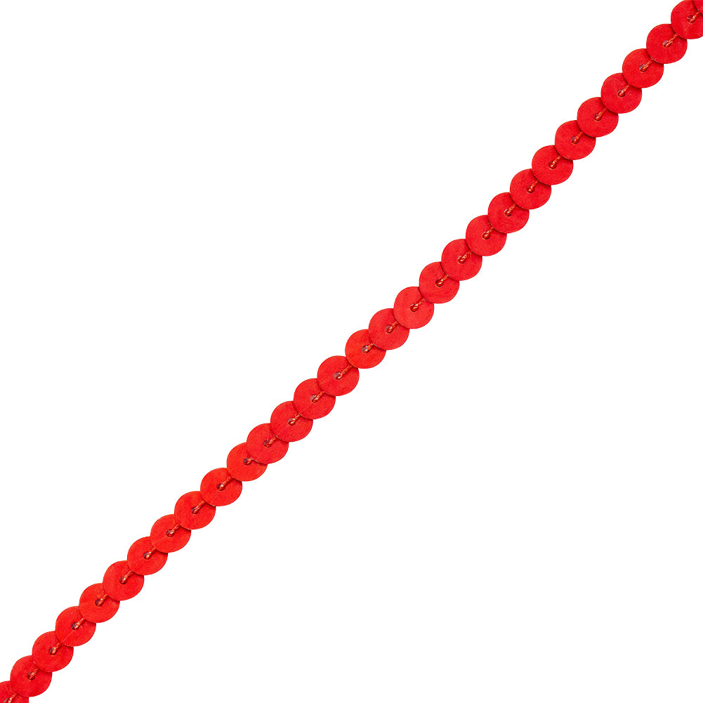 6mm Semi-Matte Candy Apple Red Sequins Trim - Joann Fabrics