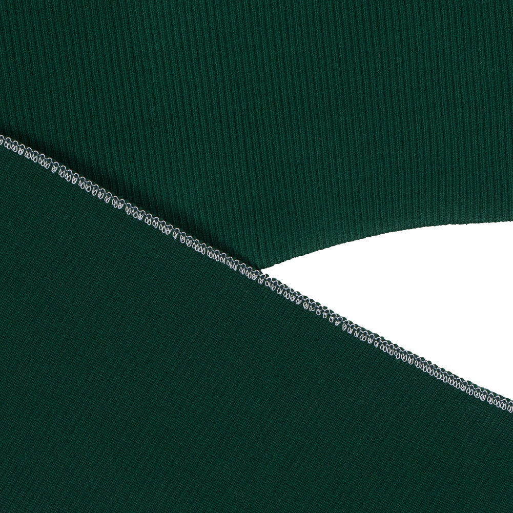 Forest Green Heavy Rib Knit Trim - 7
