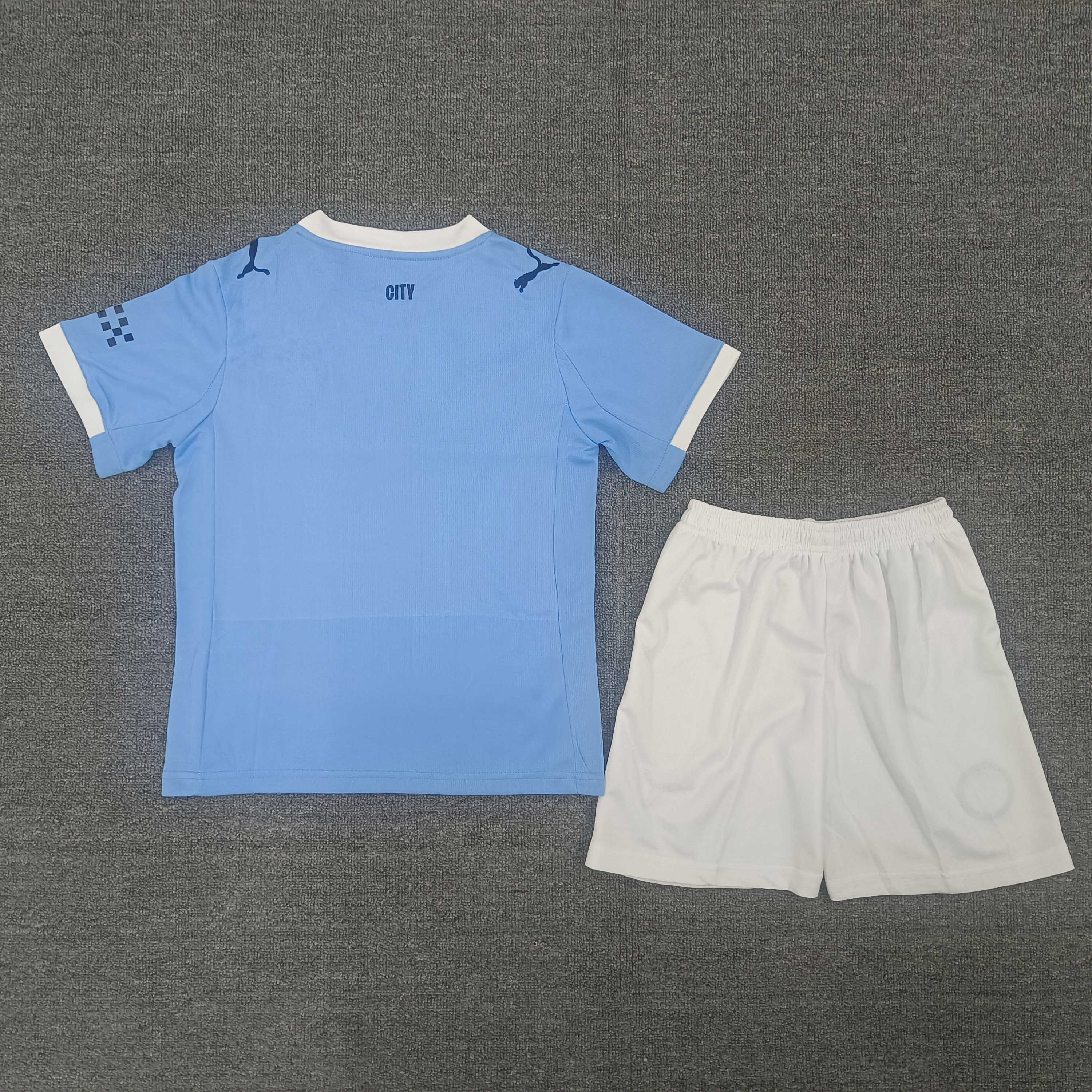 2025/2026 Manchester City Home 01 Football Jersey 1:1 Thai quality Kids Size