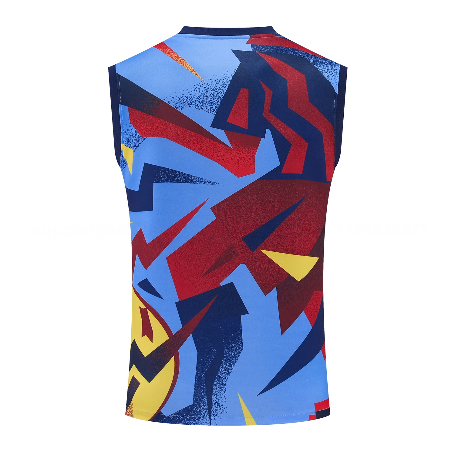 Barcelona 25-26 Vest Training Set - Colors Top & Dark Blue With Pink Accents Pants - UnitedFutballJersey