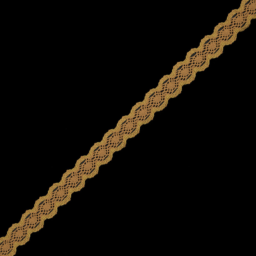Gold European Crochet Trim - 0.875