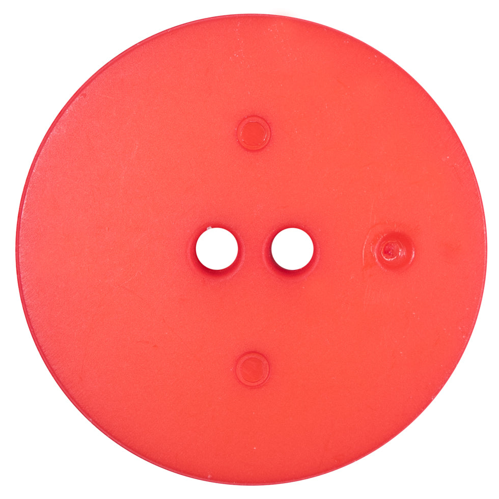 Plastic 2-Hole Button Made in Italy - 64L/40.5mm - Red Orange Fanning Rays - Joann Fabrics